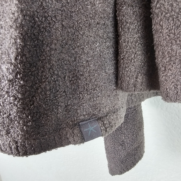 Barefoot Dreams CozyChic Lite Draped Cardigan Brown S/M - Picture 6 of 11